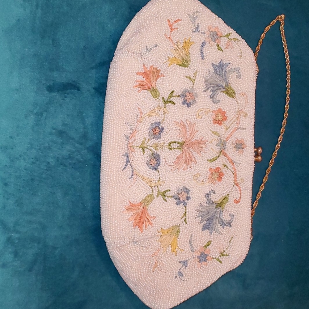 French Josef hand beaded purse